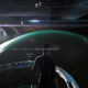 When you exit the Galaxy Map, you get a beautiful close-up of wherever you last traveled to on your ship’s bridge.